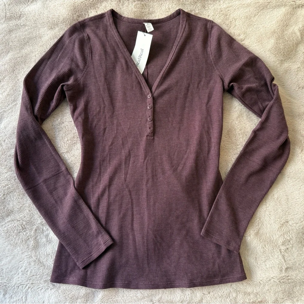 NWT Lululemon Close Call Henley Long Sleeve Size M